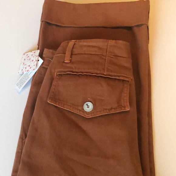Free People On My Mind Wide Leg Pants Terracotta - Picture 8 of 8